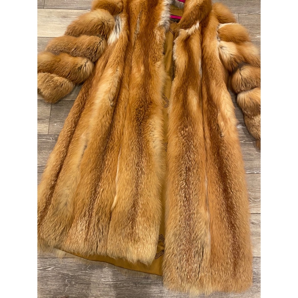 custom made long fur coat